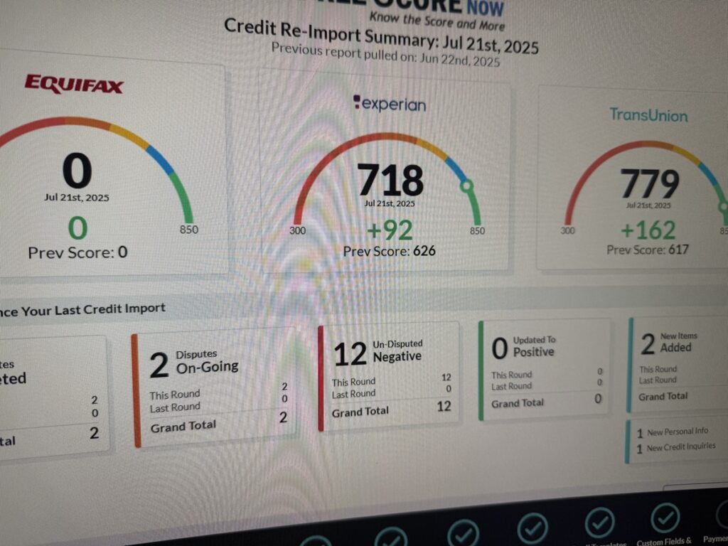 Client credit success story